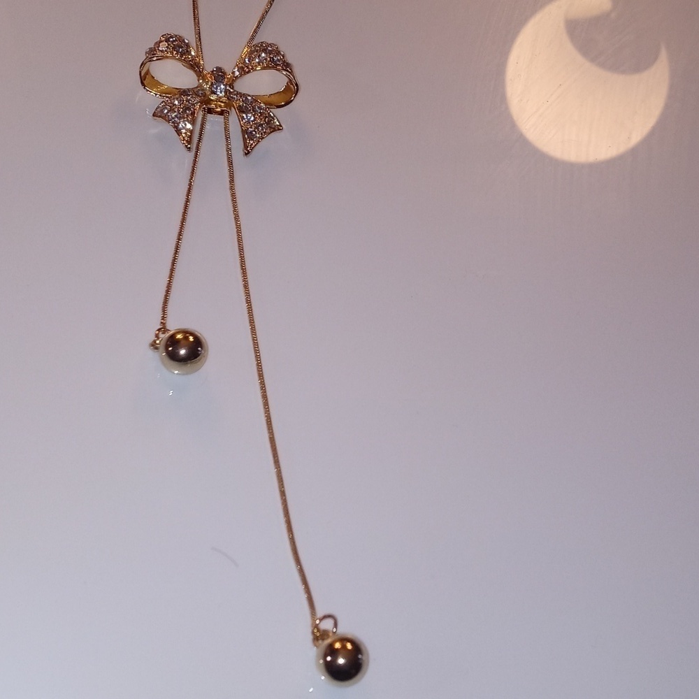 Necklace gold plated with pendant